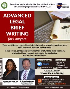 Advanced Legal Brief Writing-ICCS
