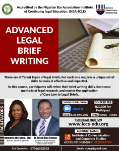 Advanced Legal Brief Writing