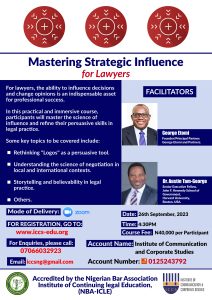 STRATEGIC INFLUENCE - Sept 26th