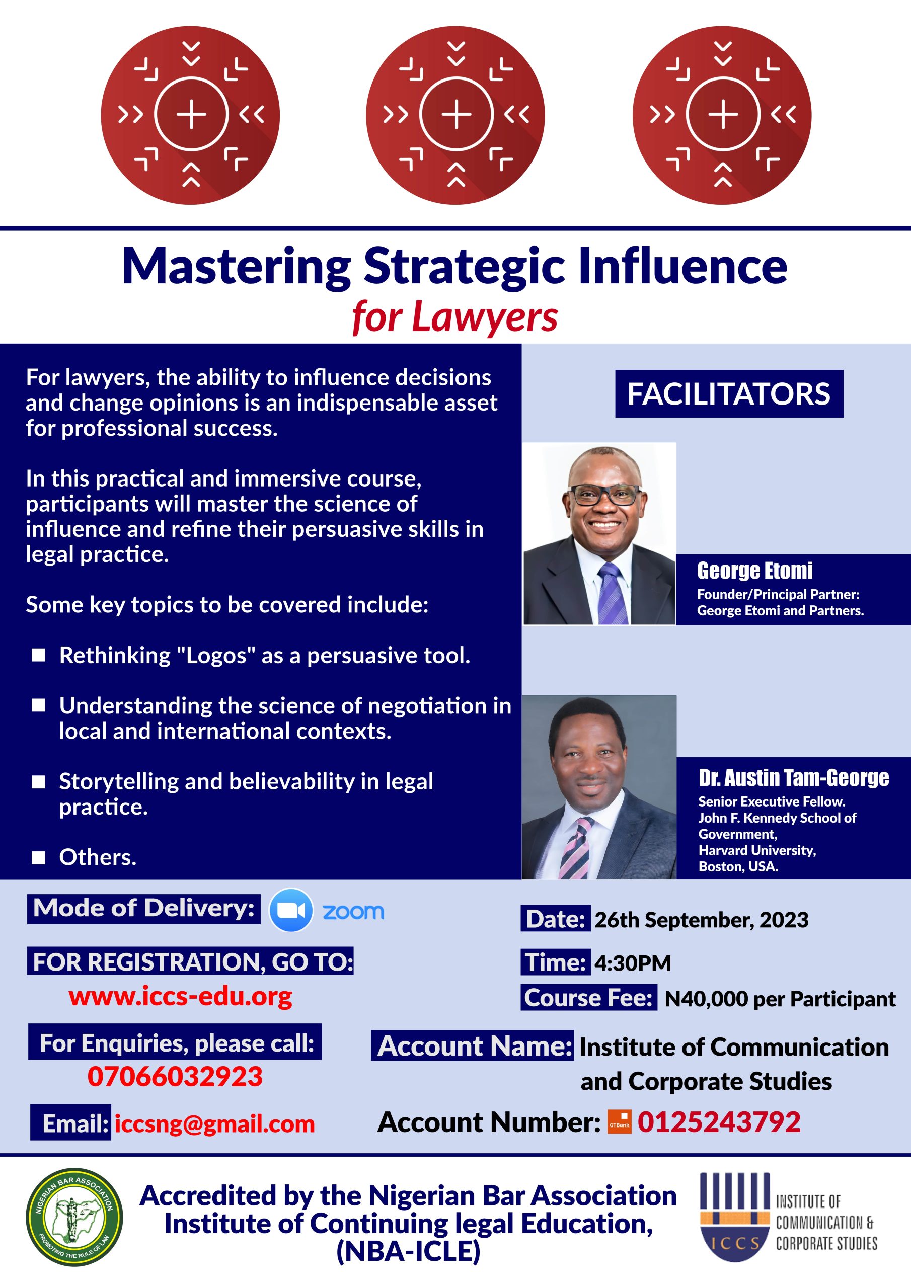 STRATEGIC INFLUENCE - Sept 26th
