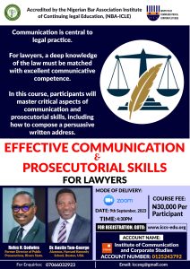 EFFECTIVE COMMUNICATION