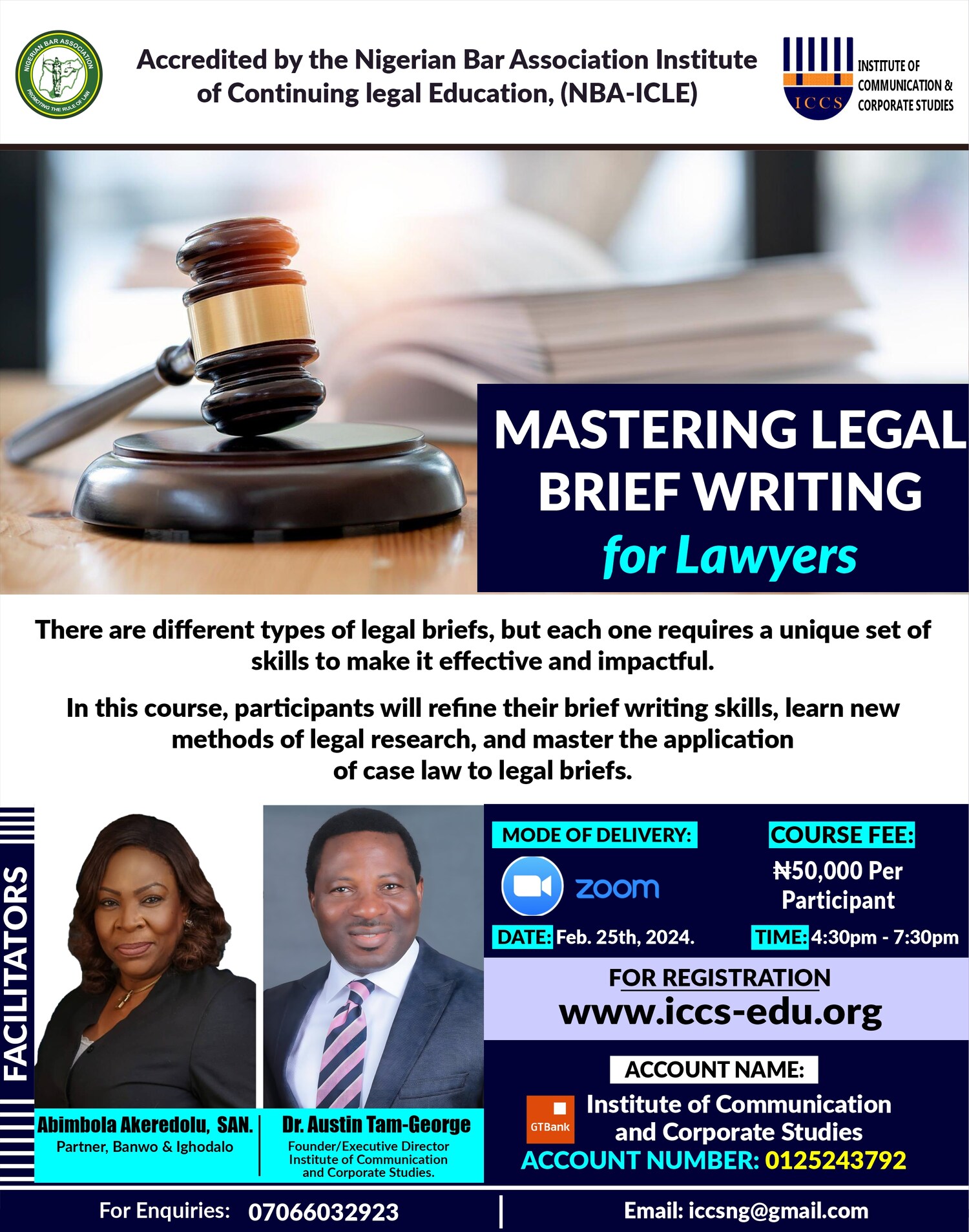 Mastering Legal Brief Writing -feb 2024