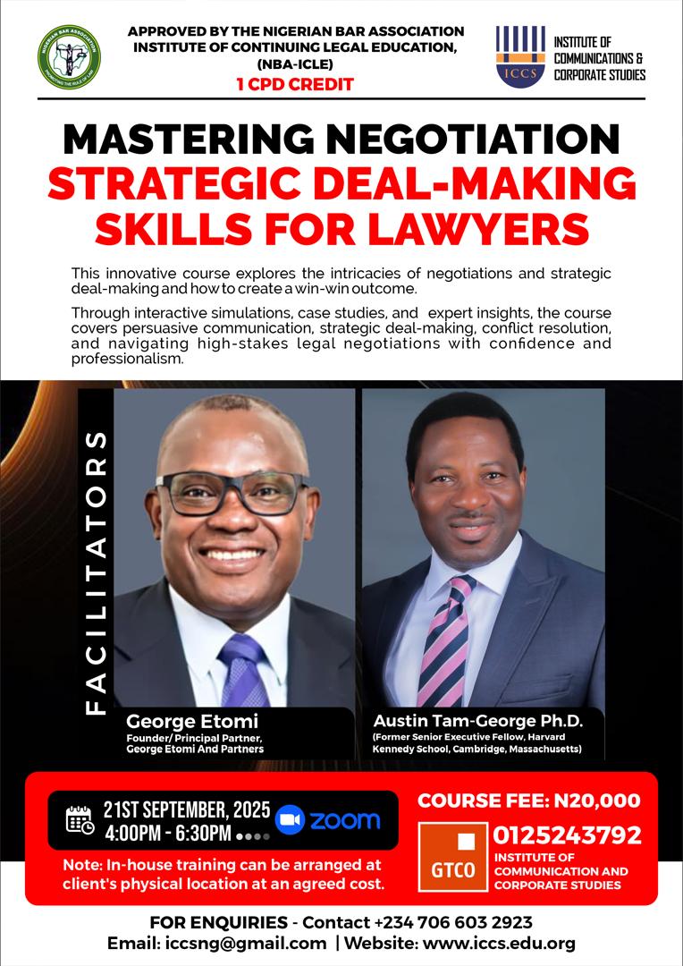 Mastering Negotiation Strategic Deal-Making Skills for Lawyers